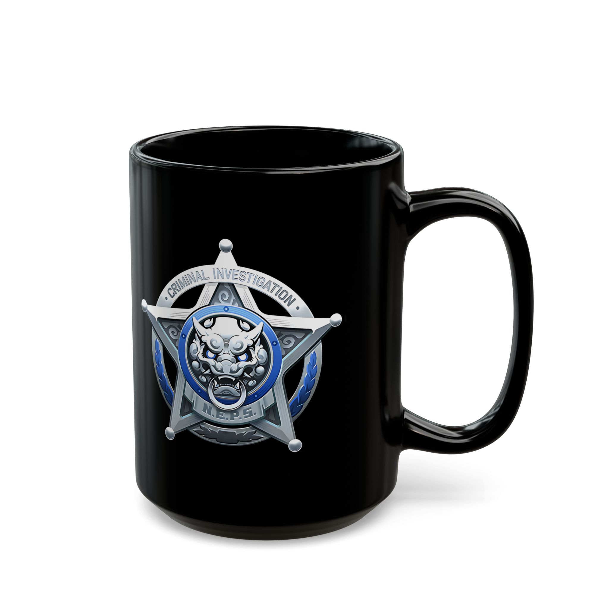 Criminal Investigation Special Response Team Faction from ZZZ 11oz & 15oz Black Mug - Image 9