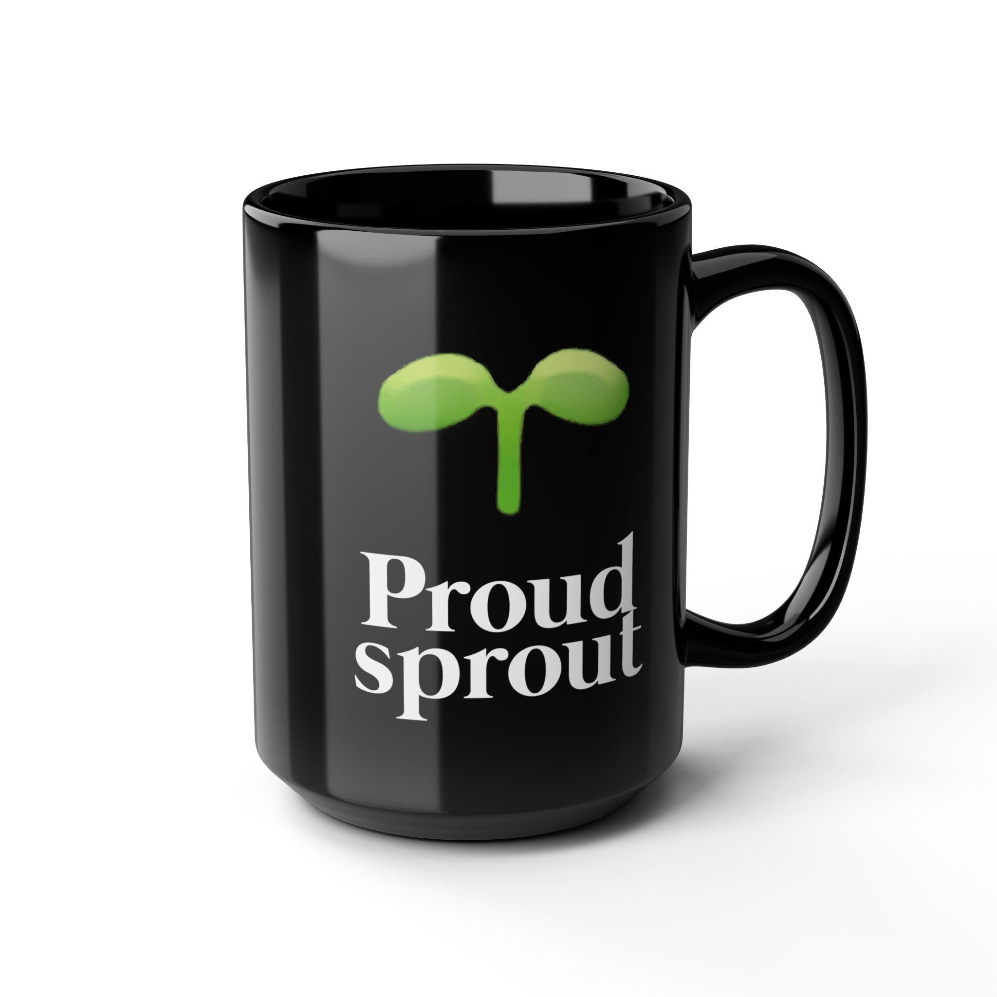Proud Sprout - For starters in Eorzea FFXIV MMORPG 11 & 15oz Black Mug - Image 7