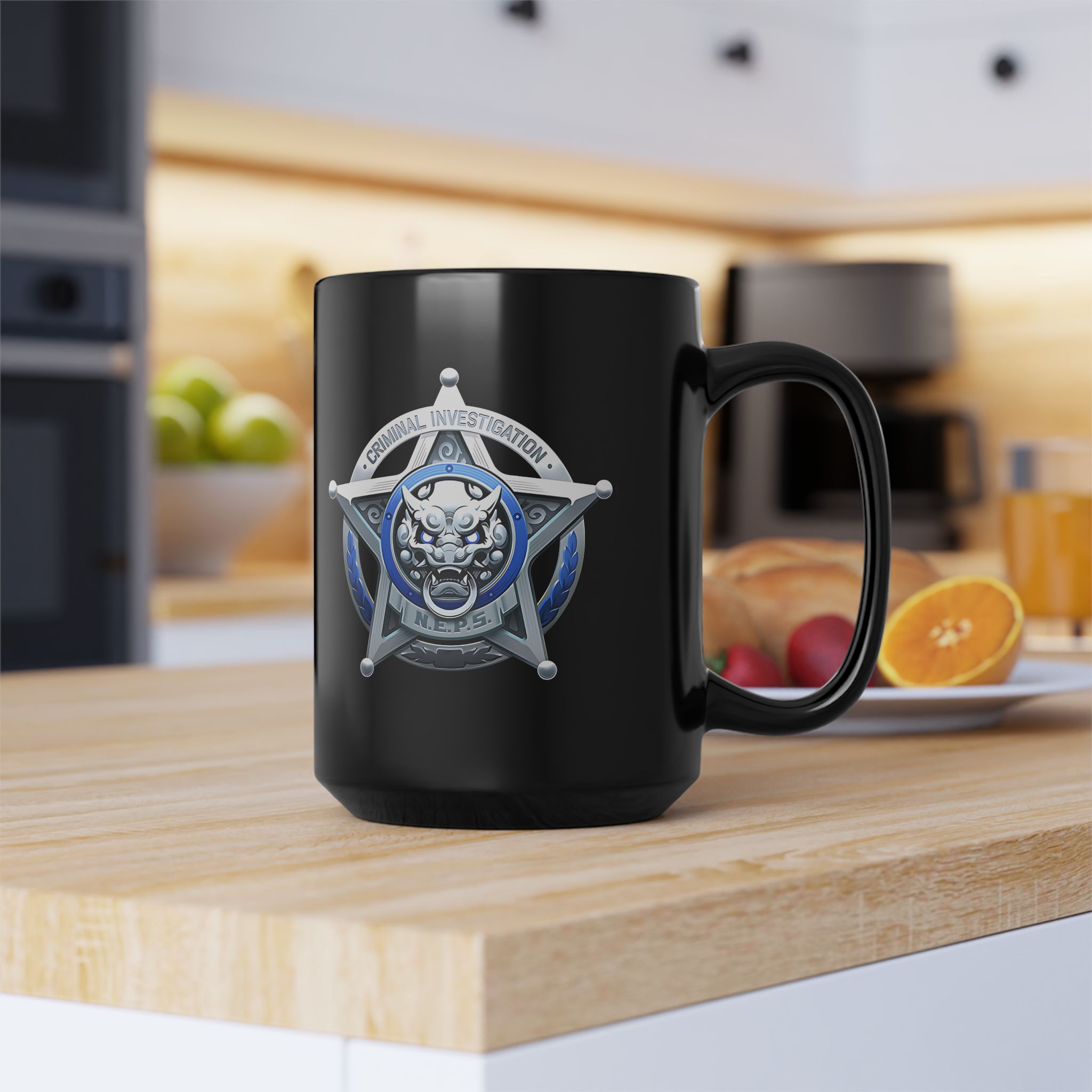 Criminal Investigation Special Response Team Faction from ZZZ 11oz & 15oz Black Mug - Image 12