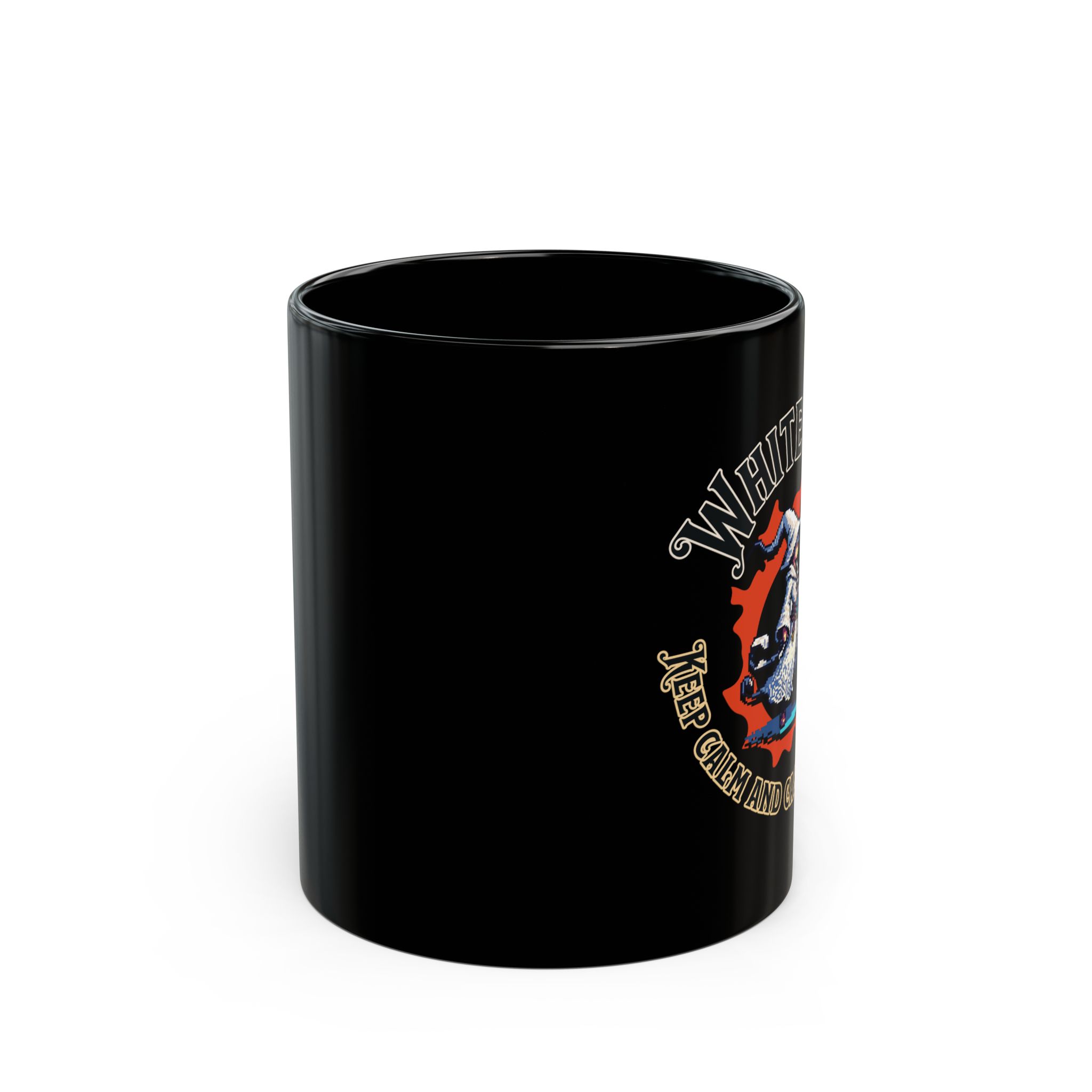 White Mage Keep calm and cast benediction Funny FF14 MMORPG meme - 11oz & 15oz Black Mug - Image 2