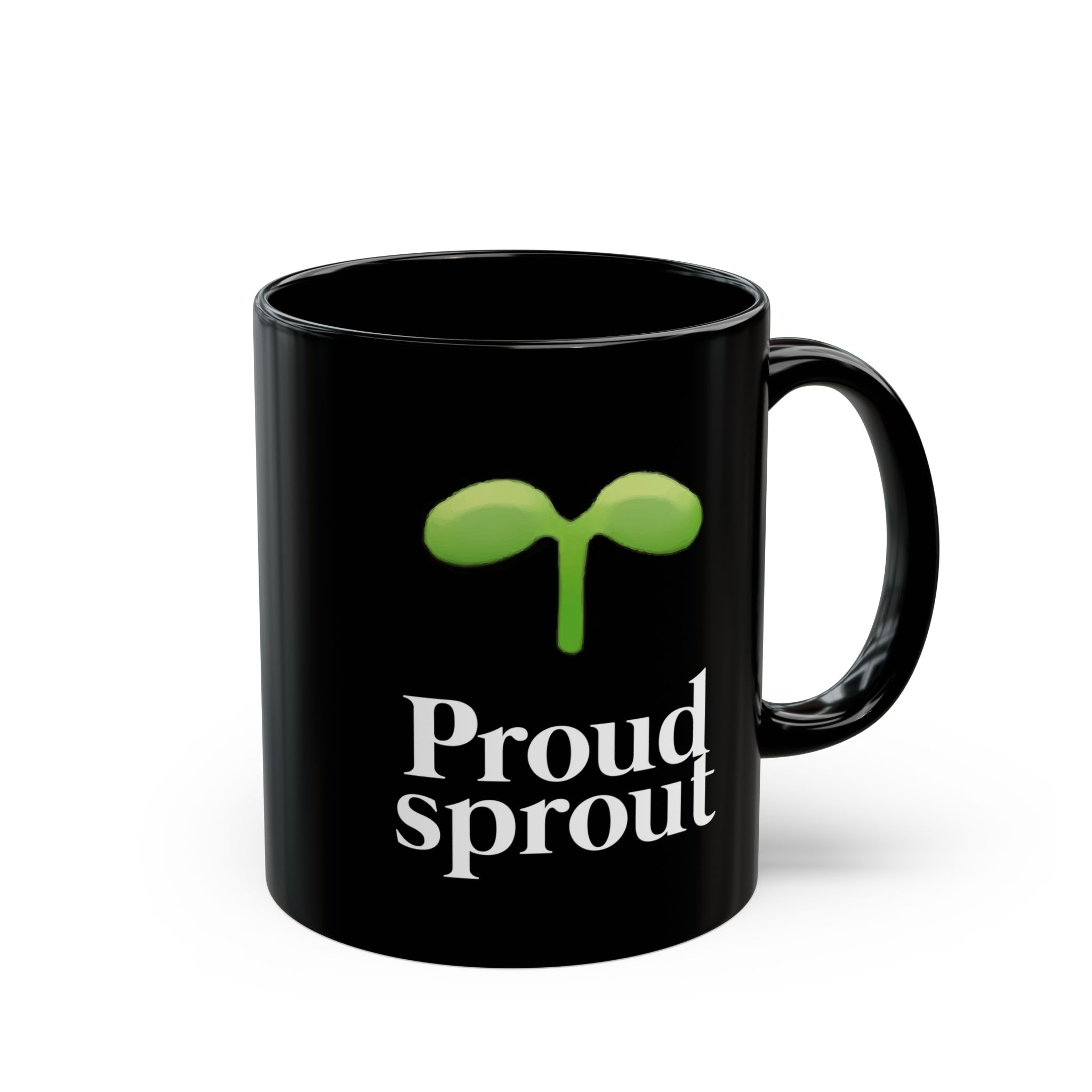Proud Sprout - For starters in Eorzea FFXIV MMORPG 11 & 15oz Black Mug - Image 6