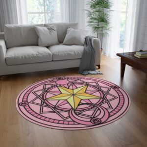 CC Sakura Spell circle Round Rug 60''