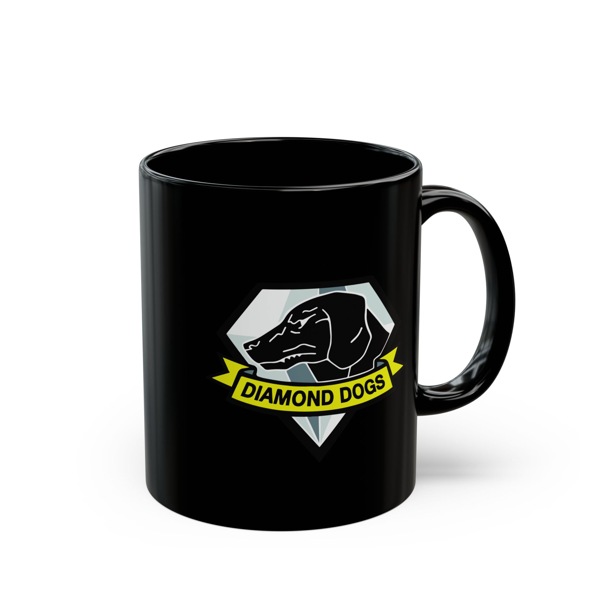 Diamond Dogs - Metal Gear V Mother base Operations 11 & 15oz Black Mug - Image 6