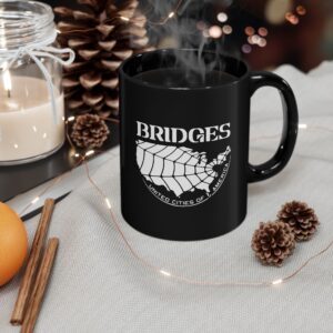 Death Stranding Bridges UCA - 11oz & 15oz Black Mug