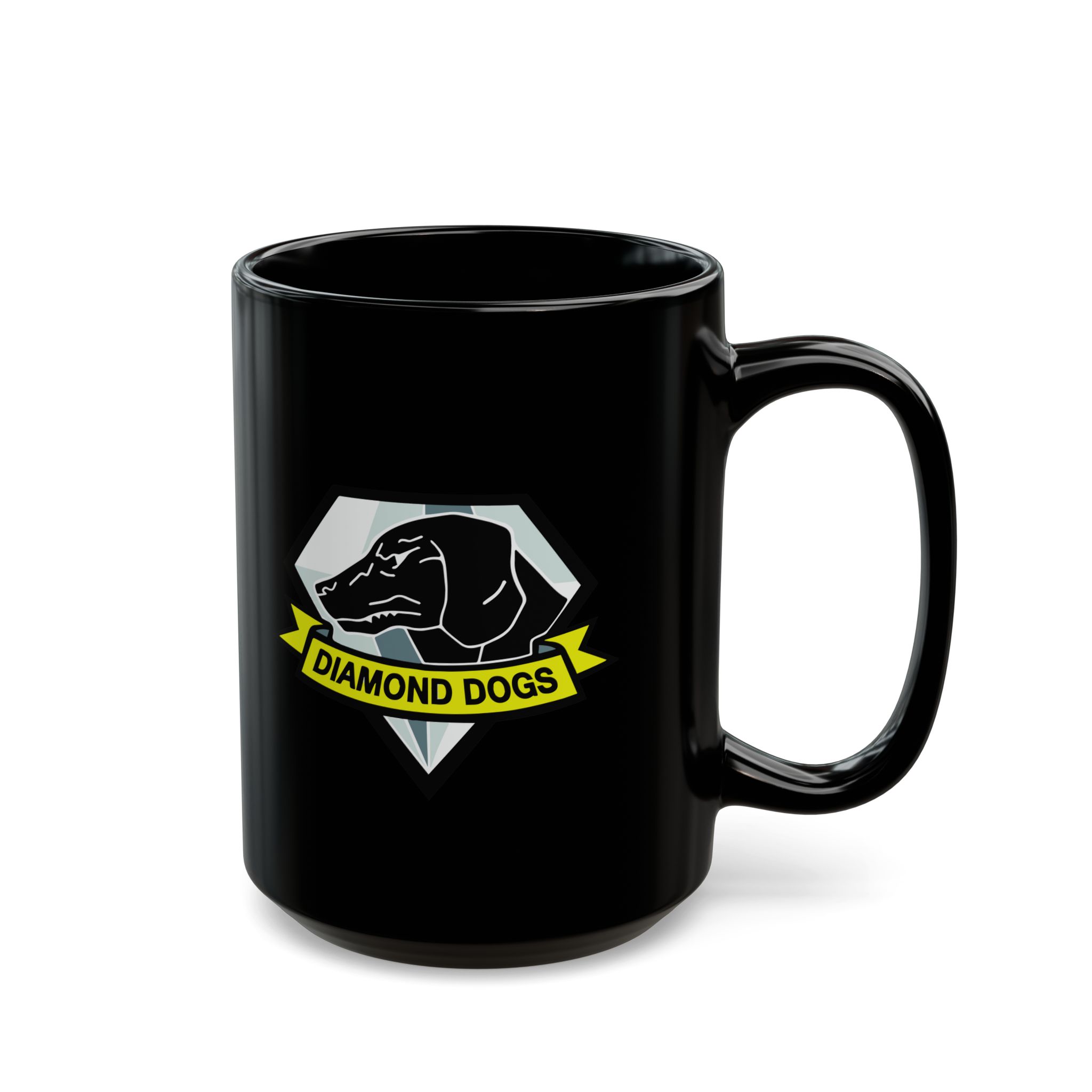 Diamond Dogs - Metal Gear V Mother base Operations 11 & 15oz Black Mug - Image 9