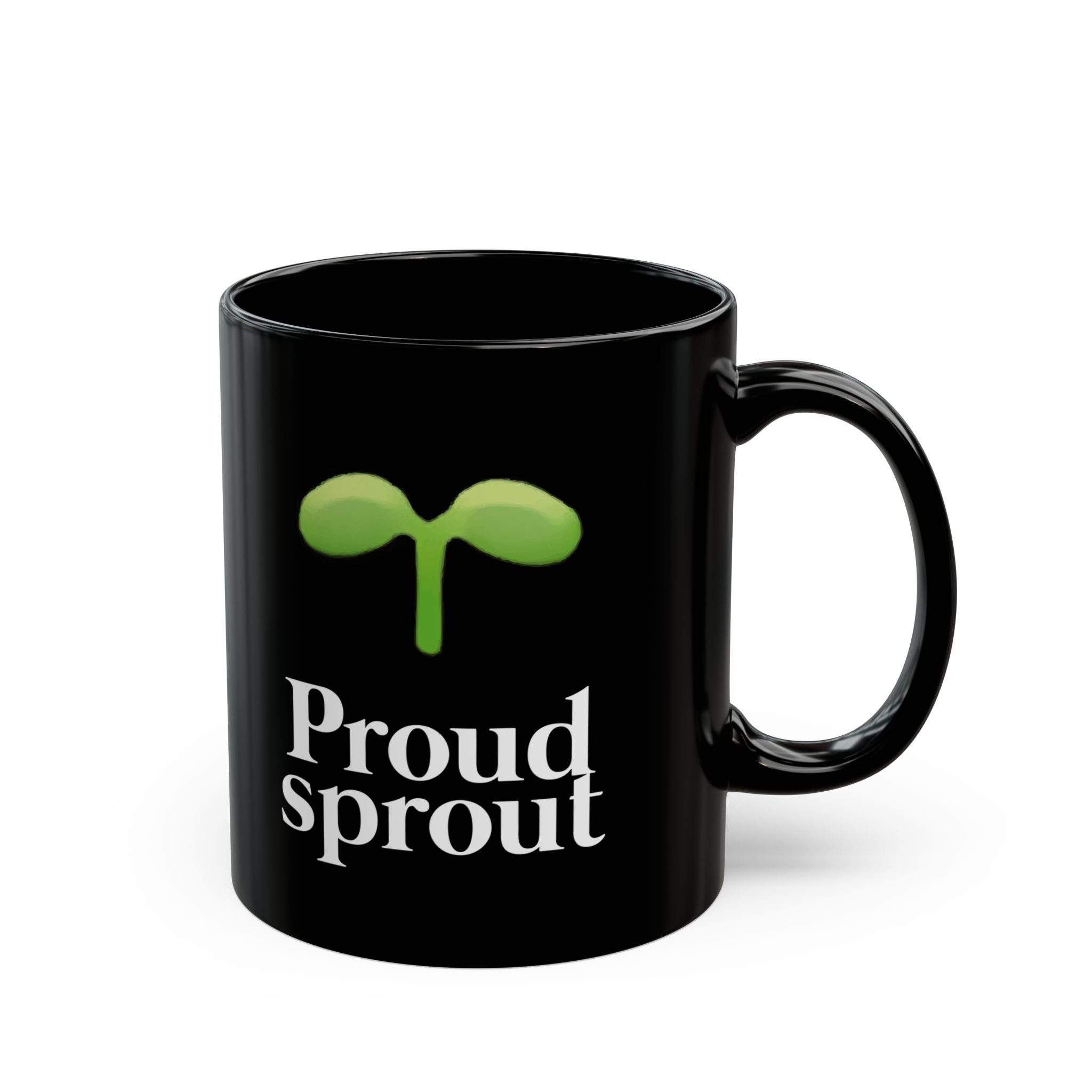 Proud Sprout - For starters in Eorzea FFXIV MMORPG 11 & 15oz Black Mug - Image 3