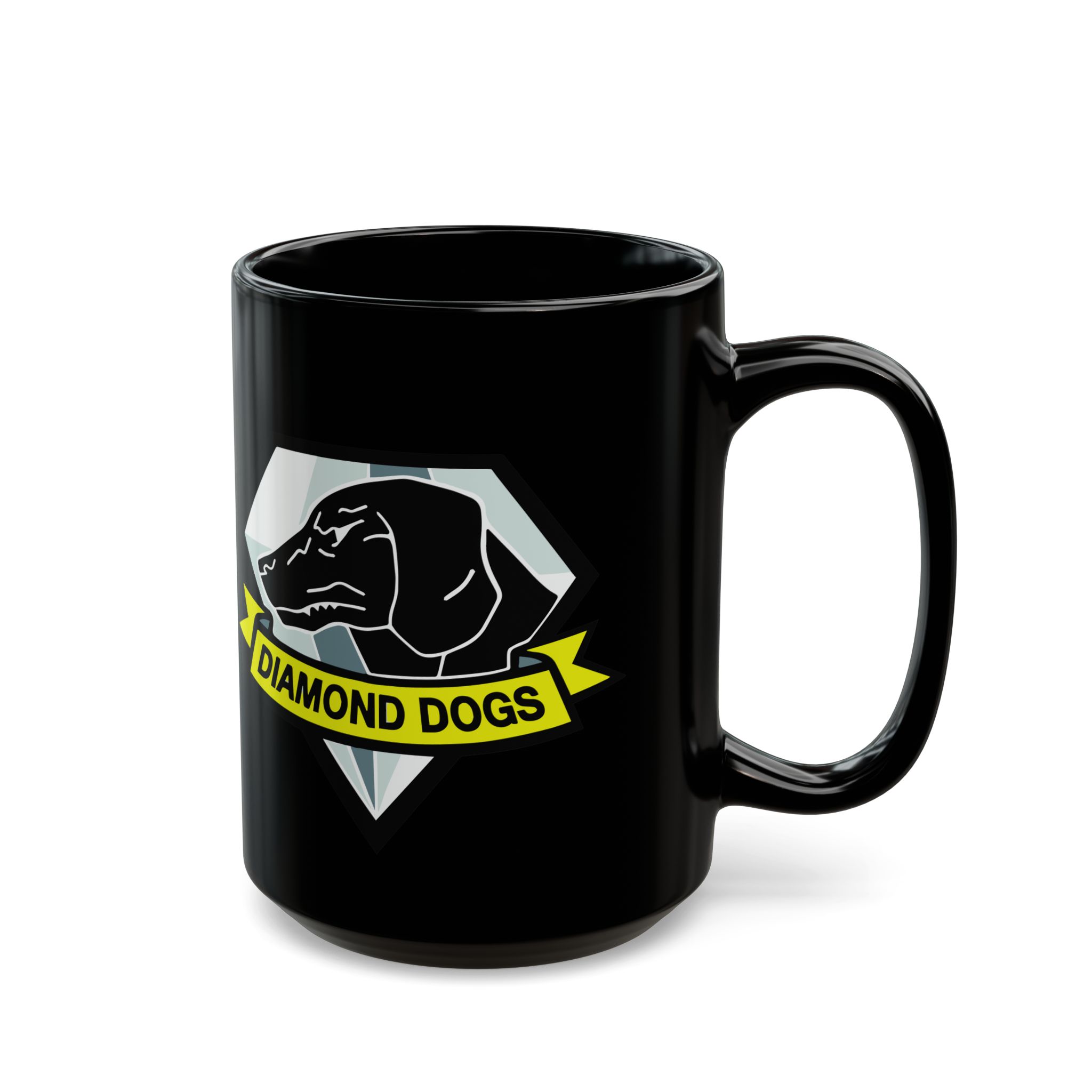 Diamond Dogs - Metal Gear V 11oz & 15oz Black Mug - Image 6