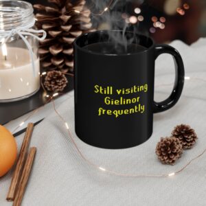 Still visiting Gielinor Frequently for players of Runescape MMORPG 11oz & 15oz  Black Mug