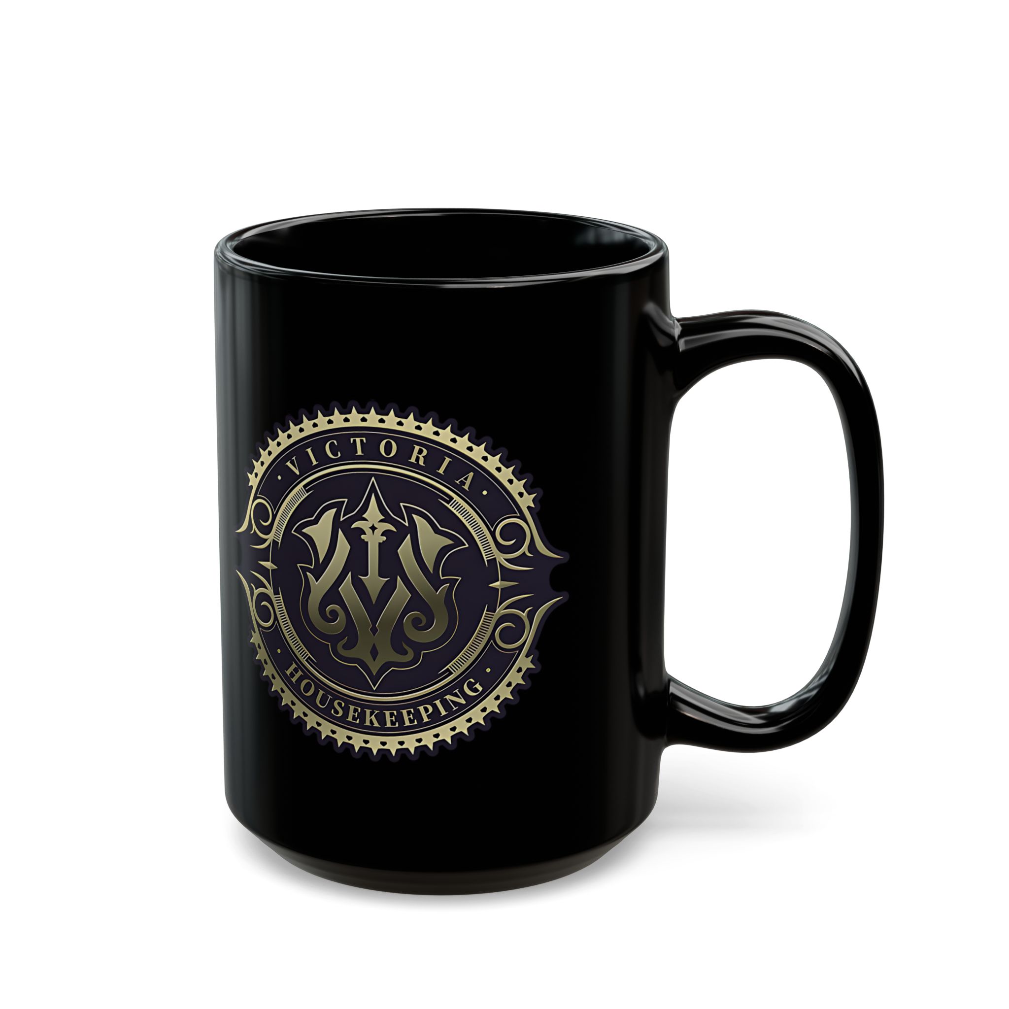 Victoria Housekeeping Faction from ZZZ 11oz & 15oz Black Mug - Image 9