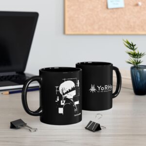NieR Automata 9S YoRHa MMORPG 11oz & 15oz Black Mug