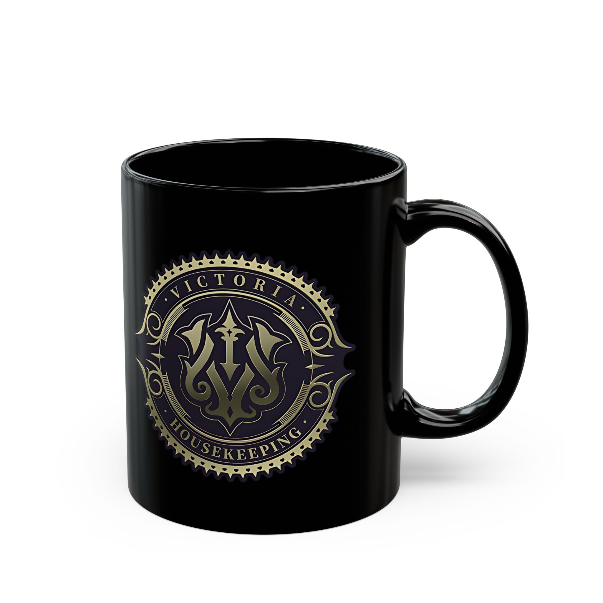 Victoria Housekeeping Faction from ZZZ 11oz & 15oz Black Mug - Image 3