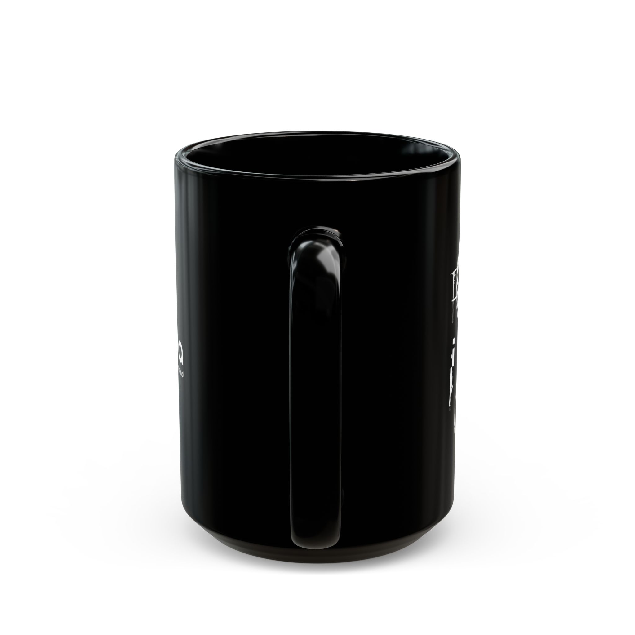 NieR Automata 2B YoRHa MMORPG 11oz & 15oz Black Mug - Image 8