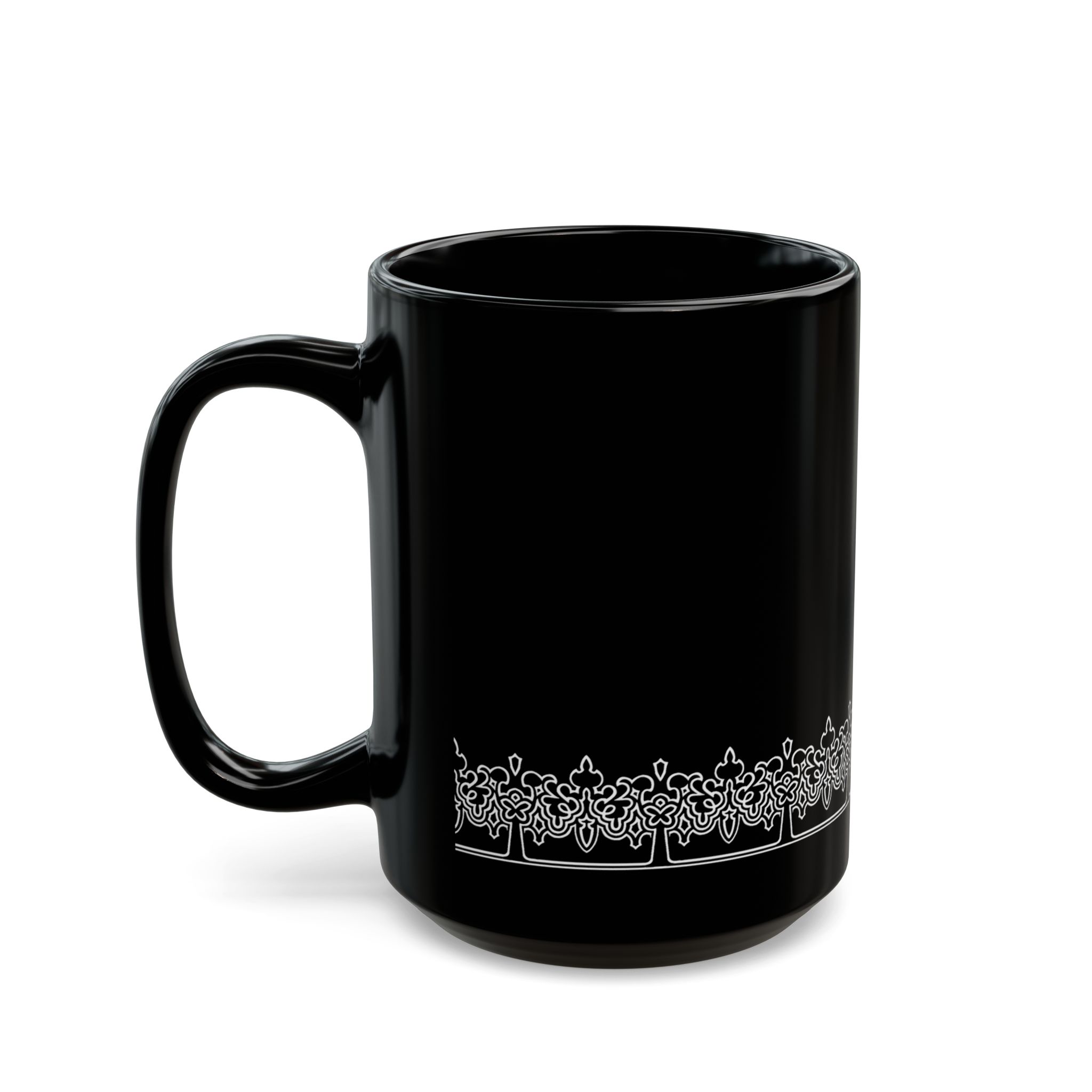 YoRHa inspired design NieR Automata 11oz & 15oz Black Mug - Image 9