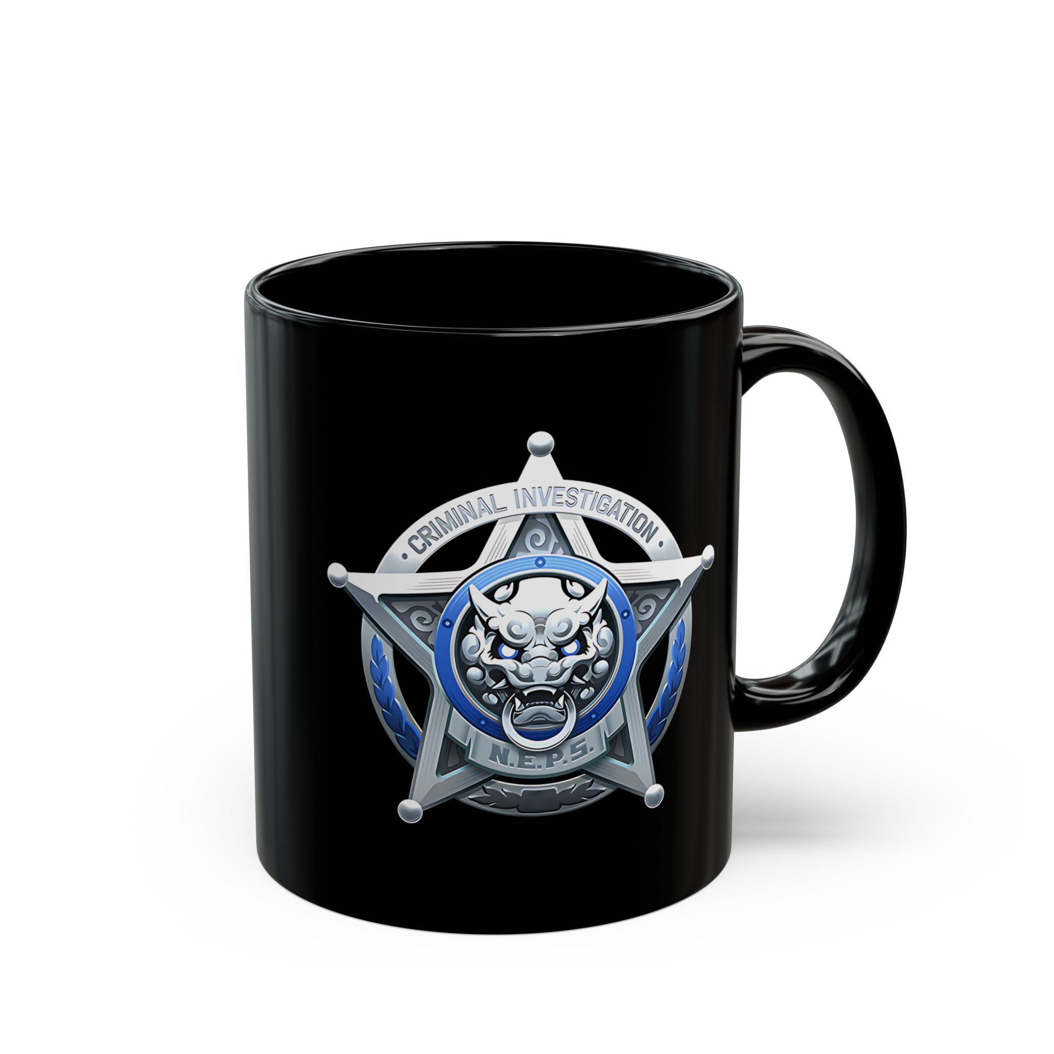 Criminal Investigation Special Response Team Faction from ZZZ 11oz & 15oz Black Mug - Image 6