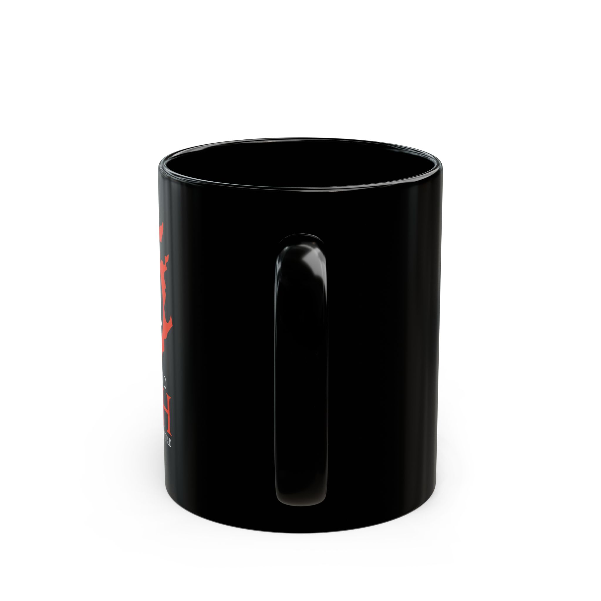 Born to Fish Forced to save the World - Funny FF14 MMORPG meme - 11oz & 15oz Black Mug - Image 5