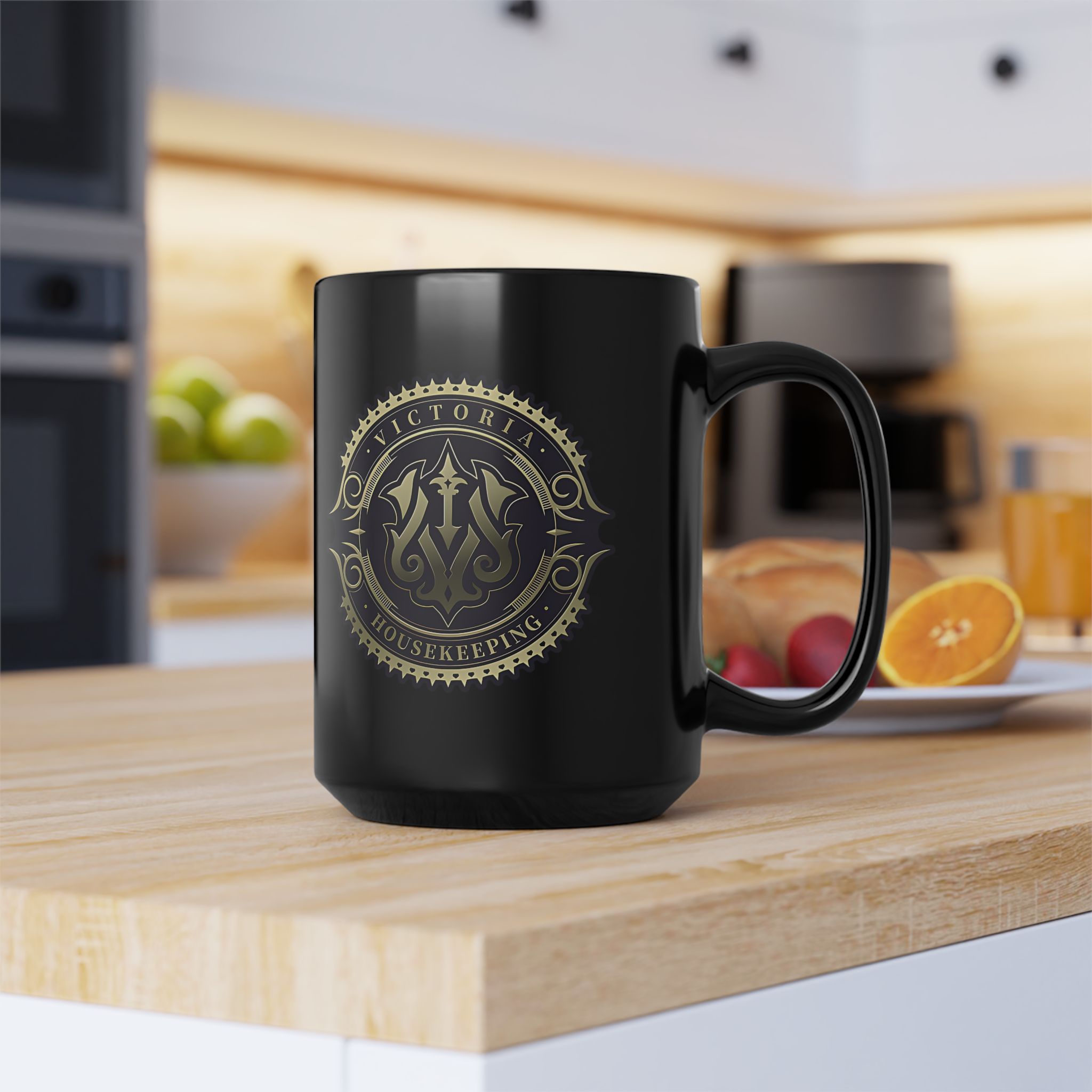 Victoria Housekeeping Faction from ZZZ 11oz & 15oz Black Mug - Image 12