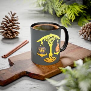 The Immortal Flames from Ul'dah  FFXIV 11-ounce Dark Gray Mug