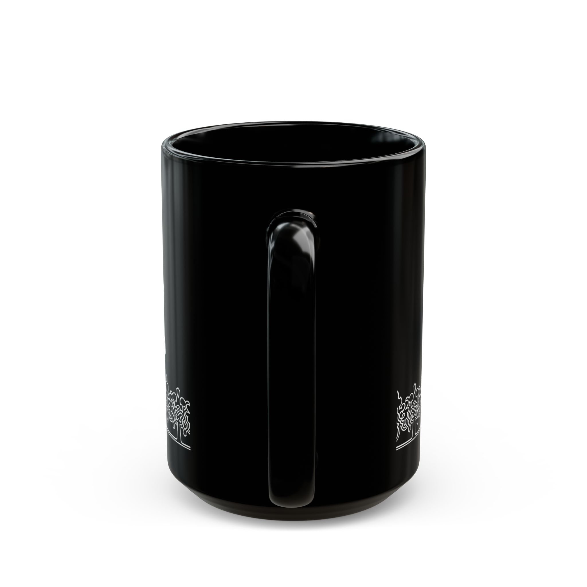 YoRHa inspired design NieR Automata 11oz & 15oz Black Mug - Image 10