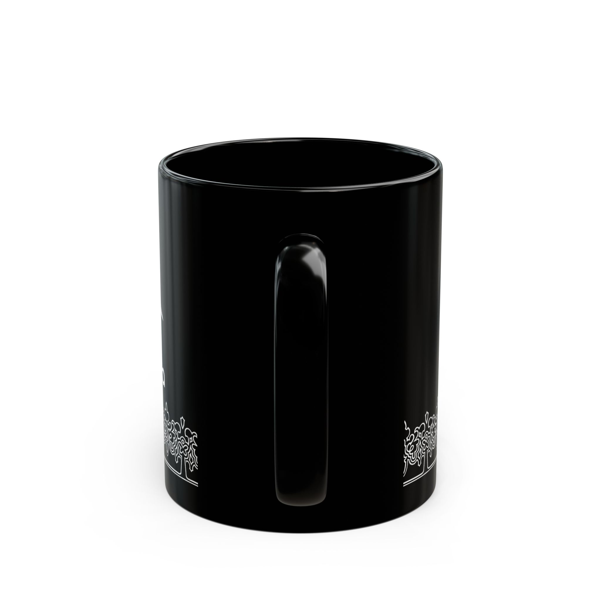 YoRHa inspired design NieR Automata 11oz & 15oz Black Mug - Image 5