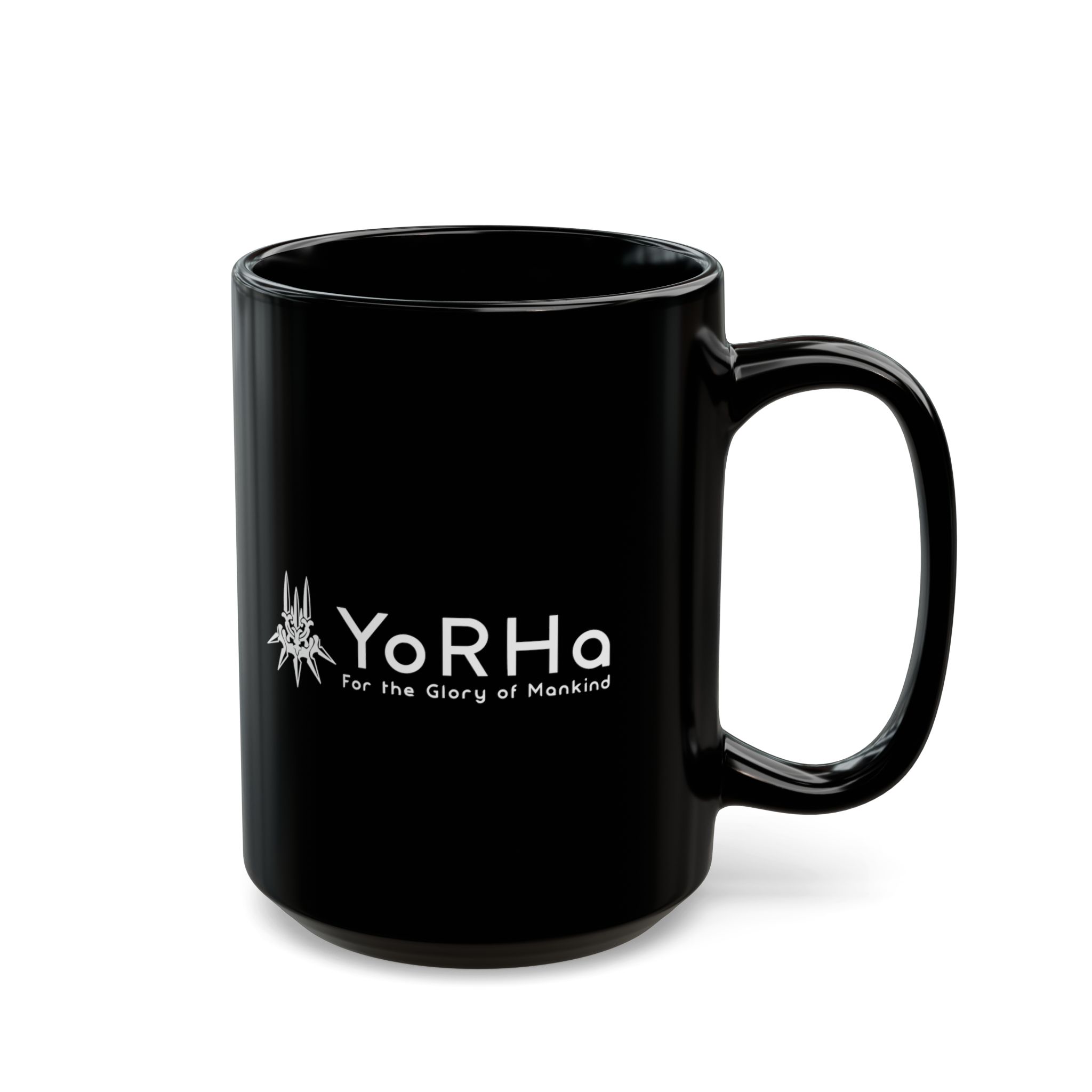NieR Automata A2 YoRHa MMORPG 11oz & 15oz Black Mug - Image 8