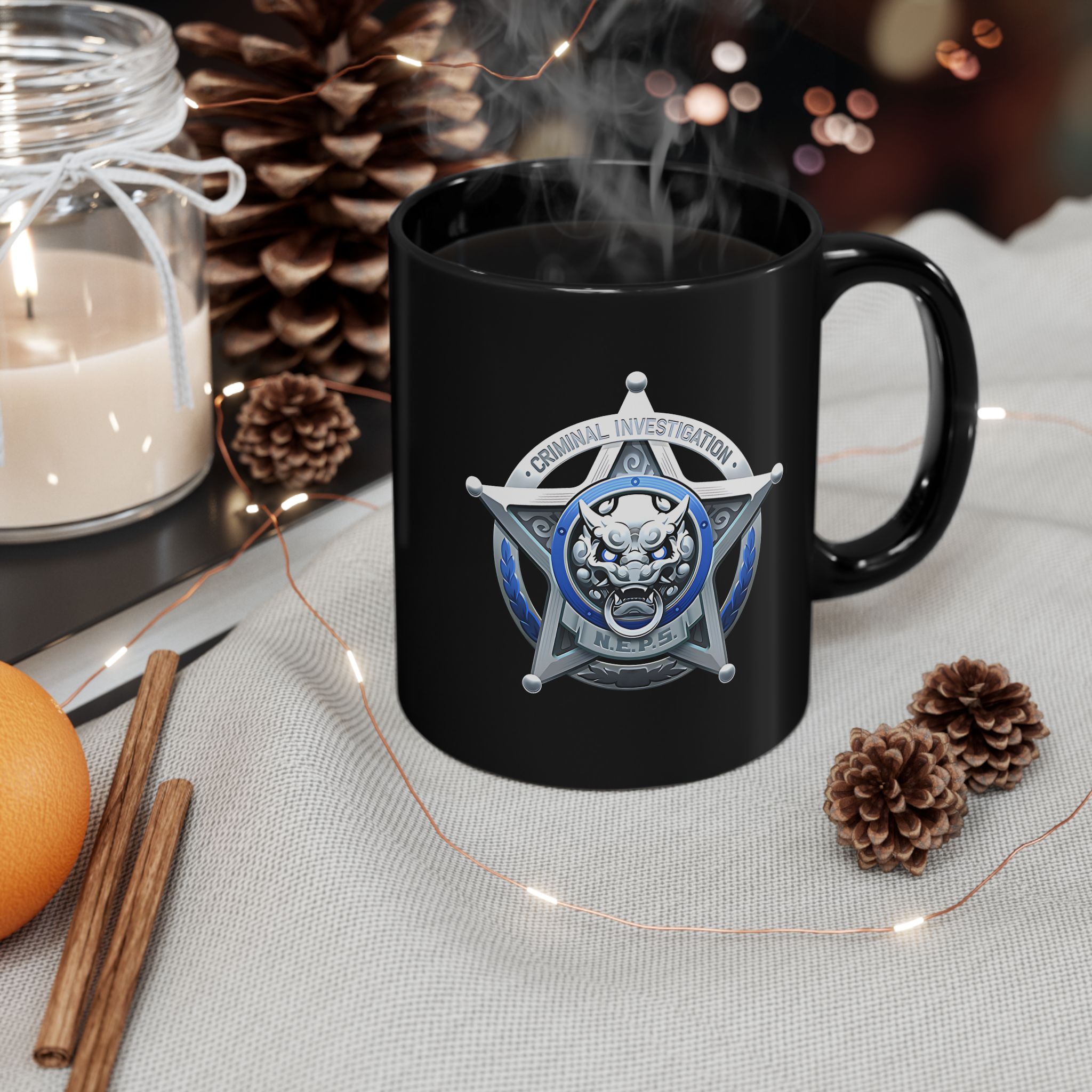 Criminal Investigation Special Response Team Faction from ZZZ 11oz & 15oz Black Mug