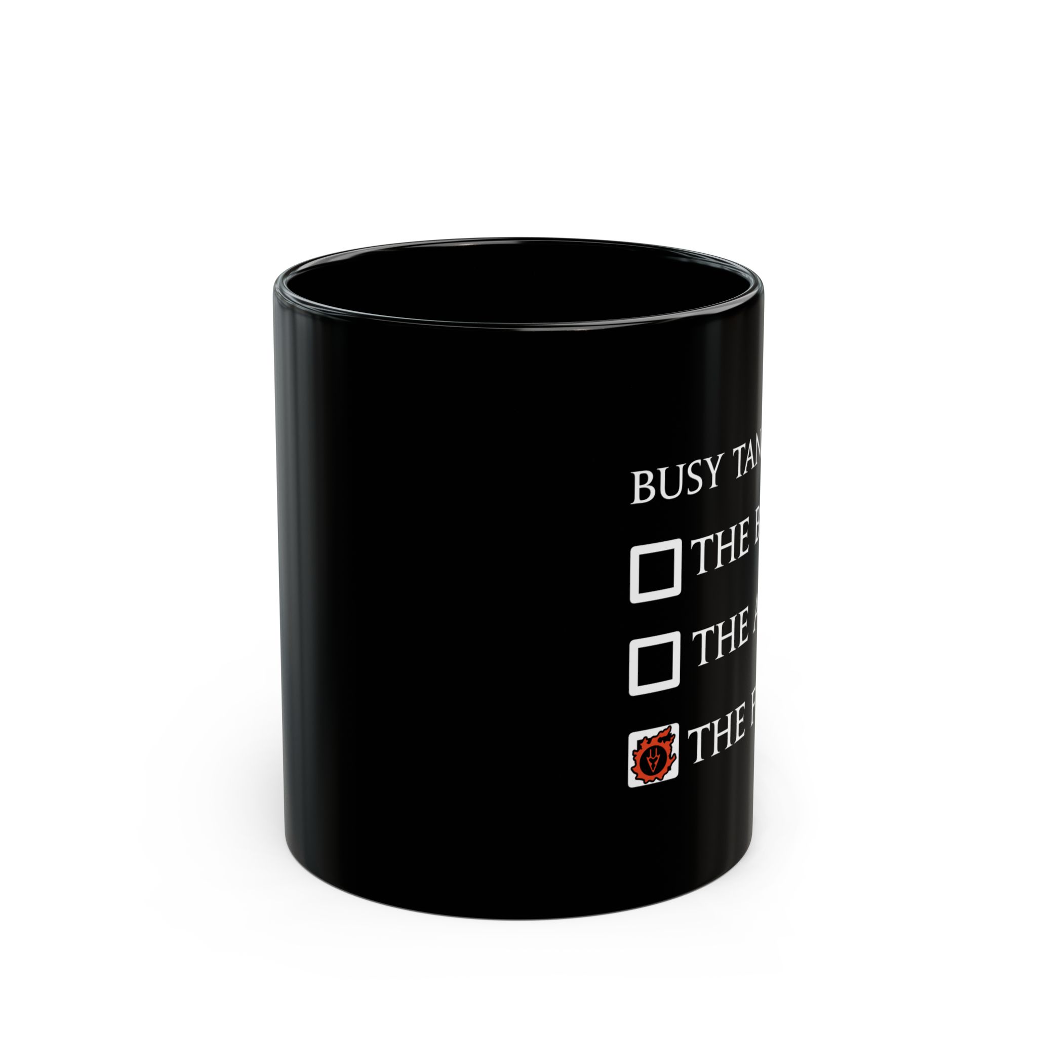 Dragoon Funny meme - Busy tanking... the floor? FFXIV MMORPG 11oz & 15oz Mug - Image 2