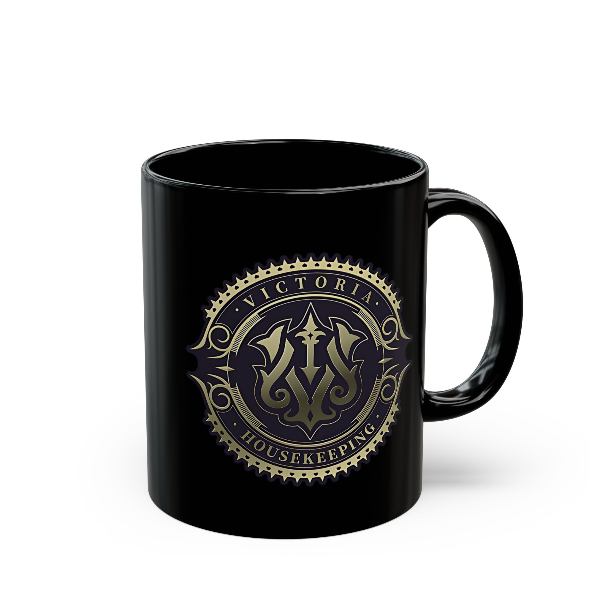 Victoria Housekeeping Faction from ZZZ 11oz & 15oz Black Mug - Image 6