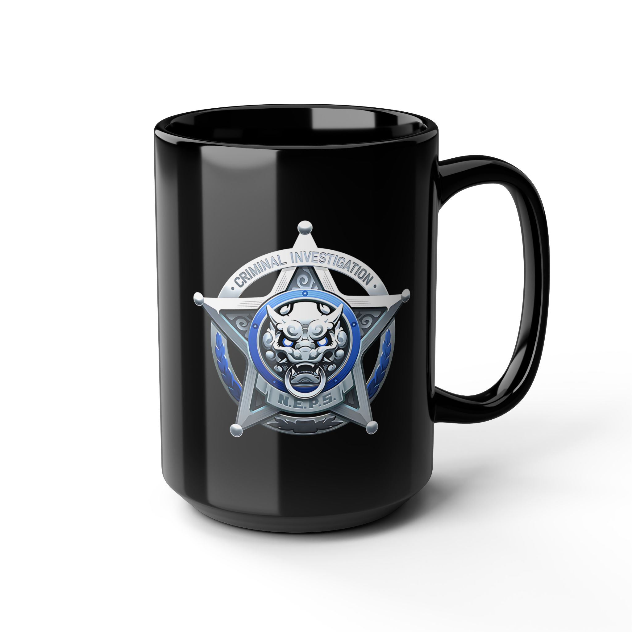 Criminal Investigation Special Response Team Faction from ZZZ 11oz & 15oz Black Mug - Image 7