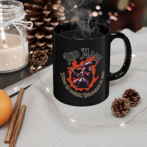 Red Mage When in doubt, dualcast it out Funny FF14 MMORPG meme - 11oz & 15oz Black Mug