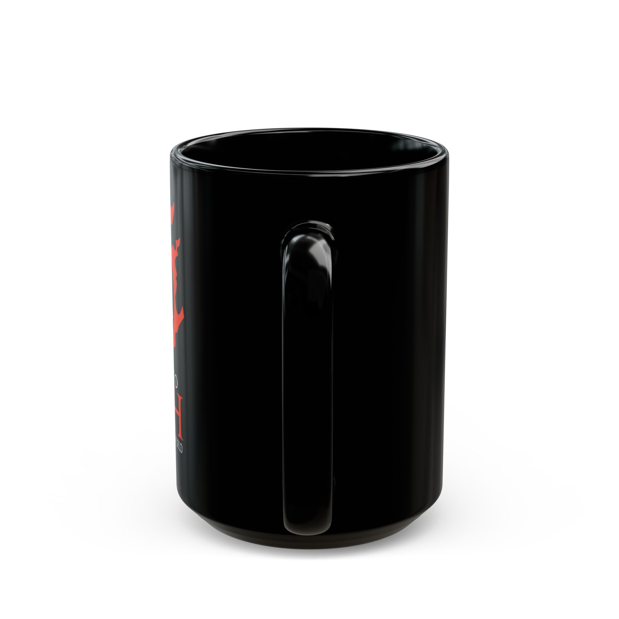 Born to Fish Forced to save the World - Funny FF14 MMORPG meme - 11oz & 15oz Black Mug - Image 9