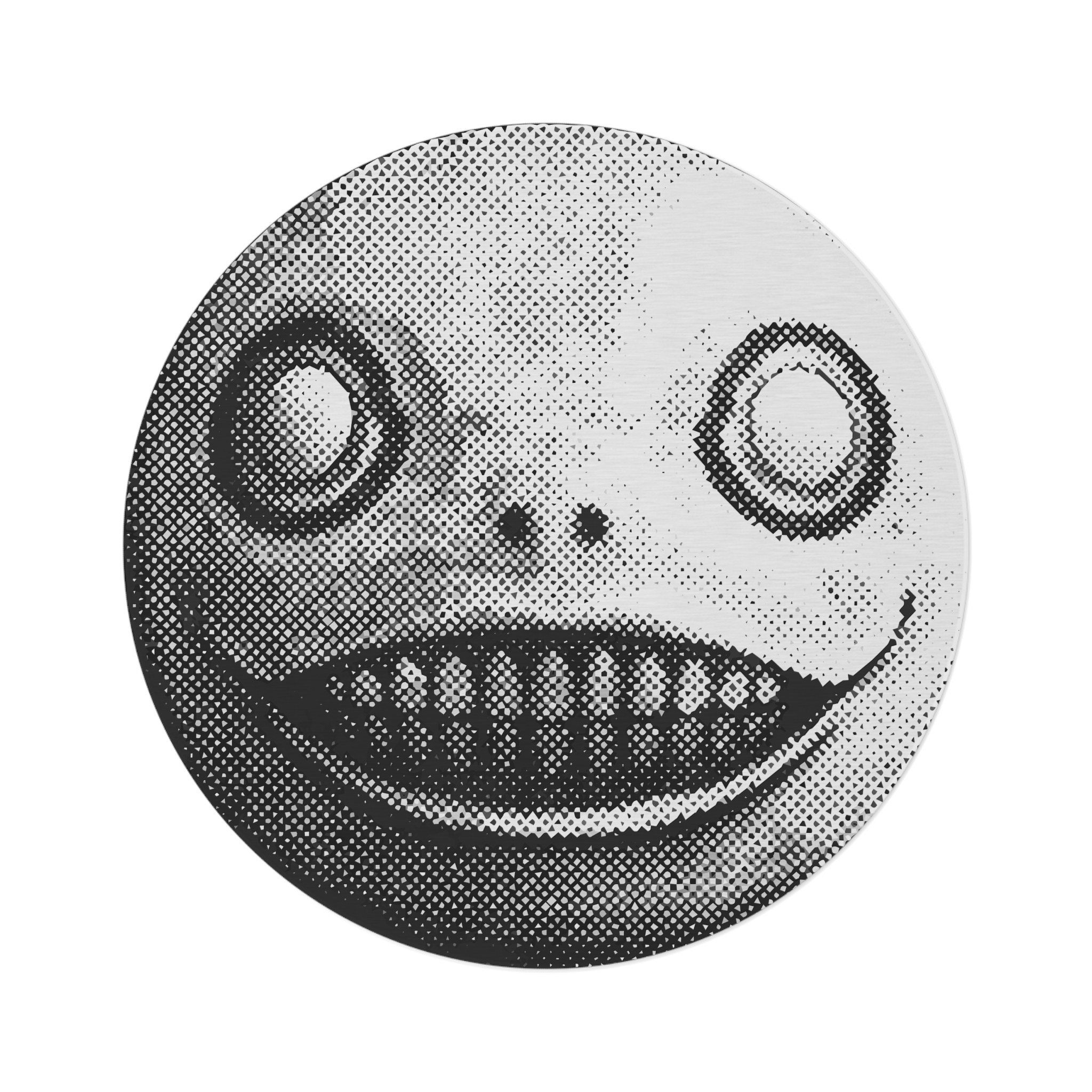 Emil - Yoko Taro mask NieR Automata / Replicant Round Rug 60'' - Image 2