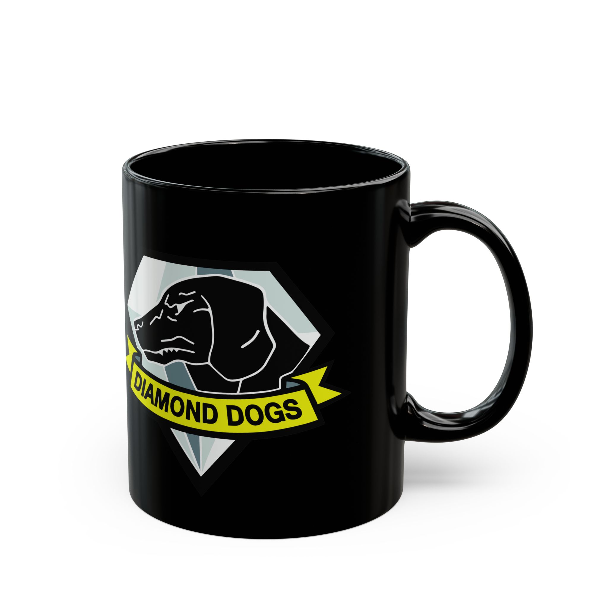 Diamond Dogs - Metal Gear V 11oz & 15oz Black Mug - Image 3