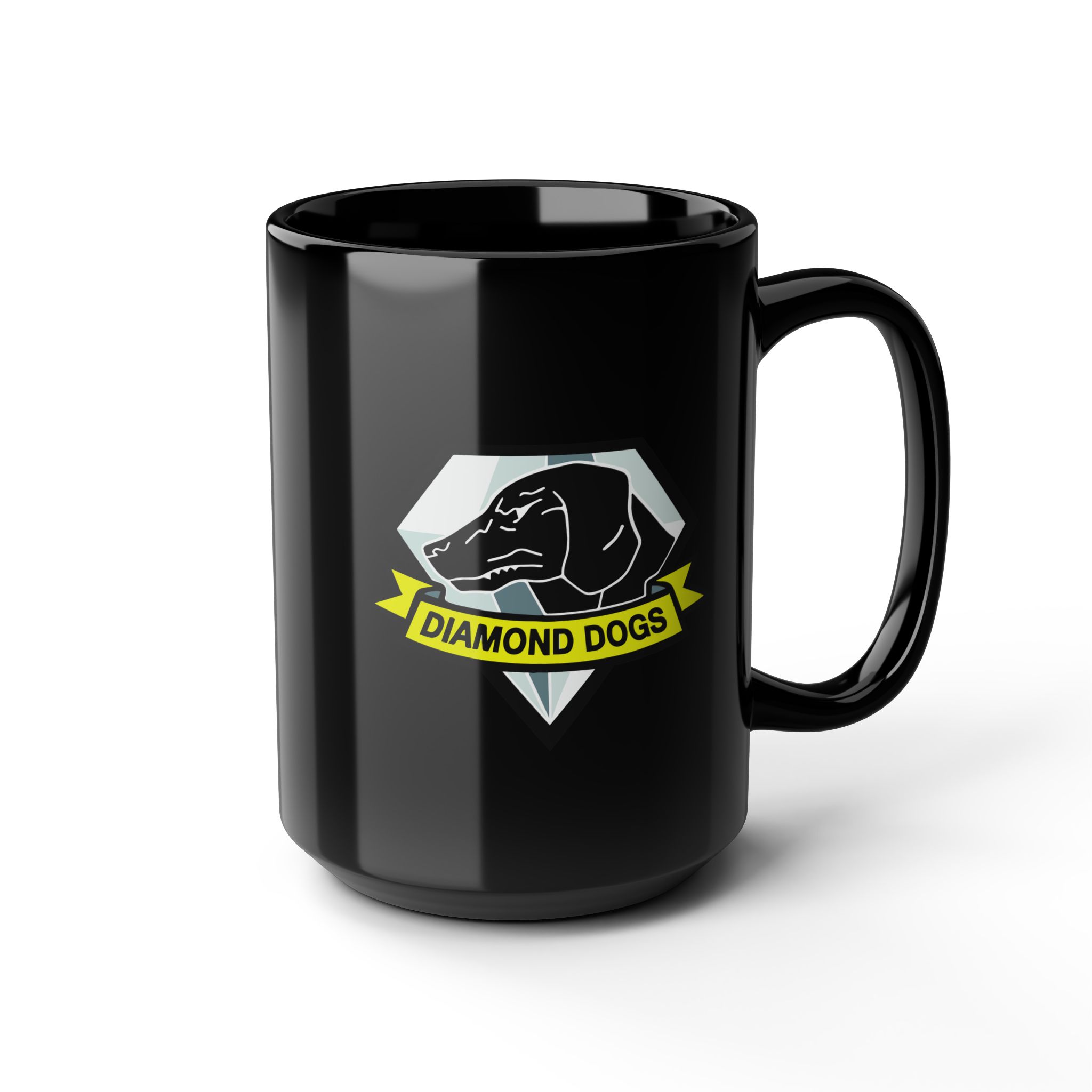 Diamond Dogs - Metal Gear V Mother base Operations 11 & 15oz Black Mug - Image 7