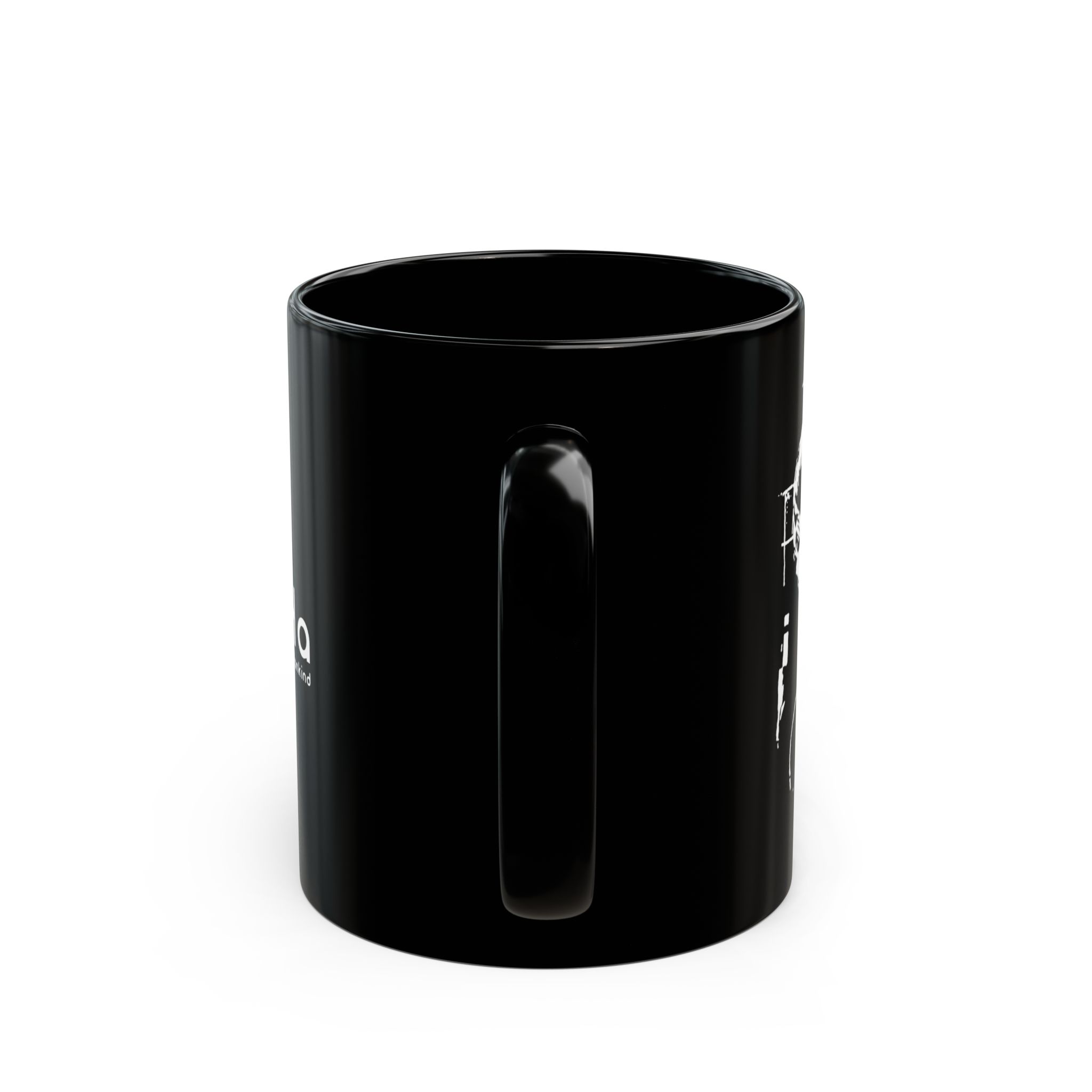 NieR Automata 2B YoRHa MMORPG 11oz & 15oz Black Mug - Image 4