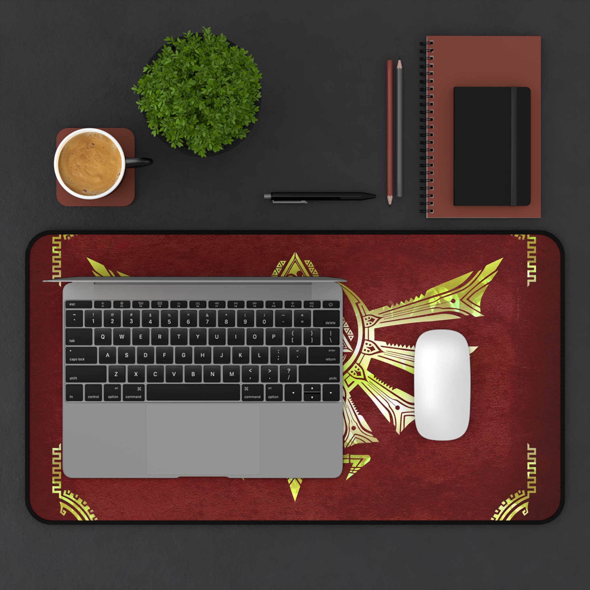 TLO Zelda Eagle triforce Desk Mat 18'' to 32'' - Image 11