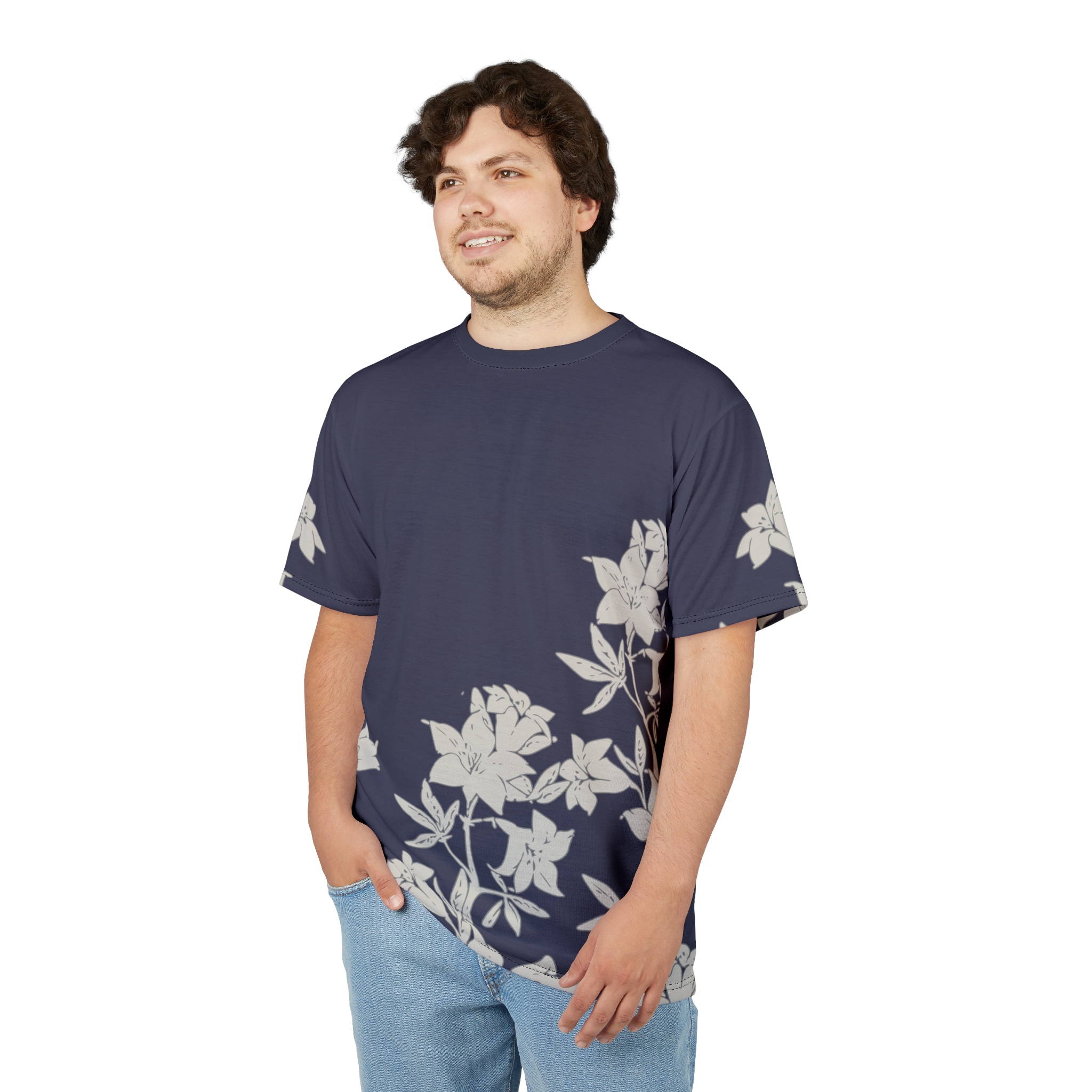 Nahobino's school uniform inspired flower pattern SMT V T-shirt Unisex - Image 6