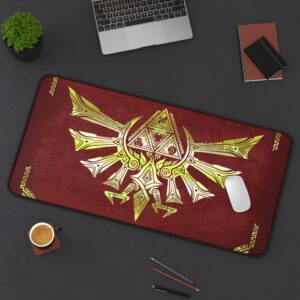 TLO Zelda Eagle triforce Desk Mat 18'' to 32''