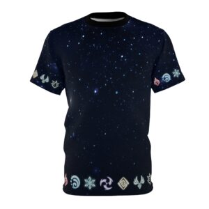 Genshin Impact style inspired Elements T shirt