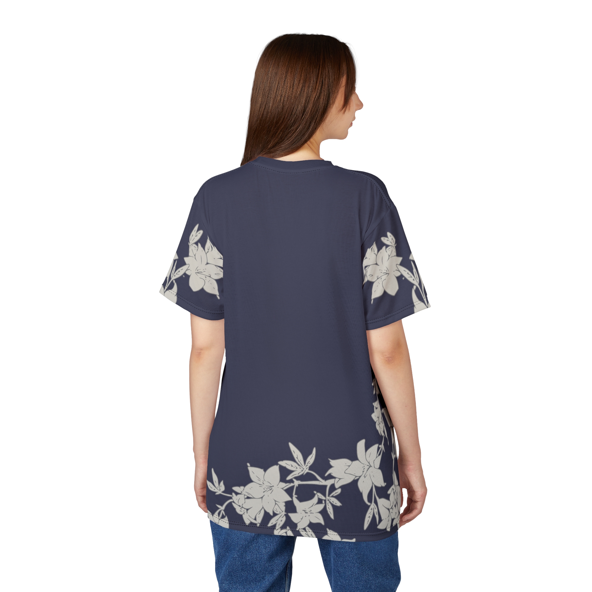Nahobino's school uniform inspired flower pattern SMT V T-shirt Unisex - Image 9