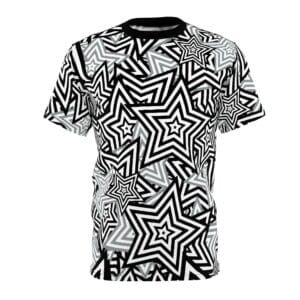 Persona 5 Stars Menu UI Pattern BW T Shirt