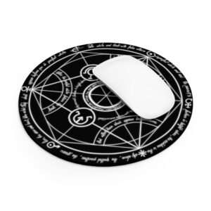 FullMetal Alchemist transmutation circle Mousepad 8'' diameter