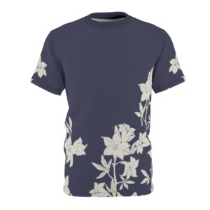 Nahobino's school uniform inspired flower pattern SMT V T-shirt Unisex