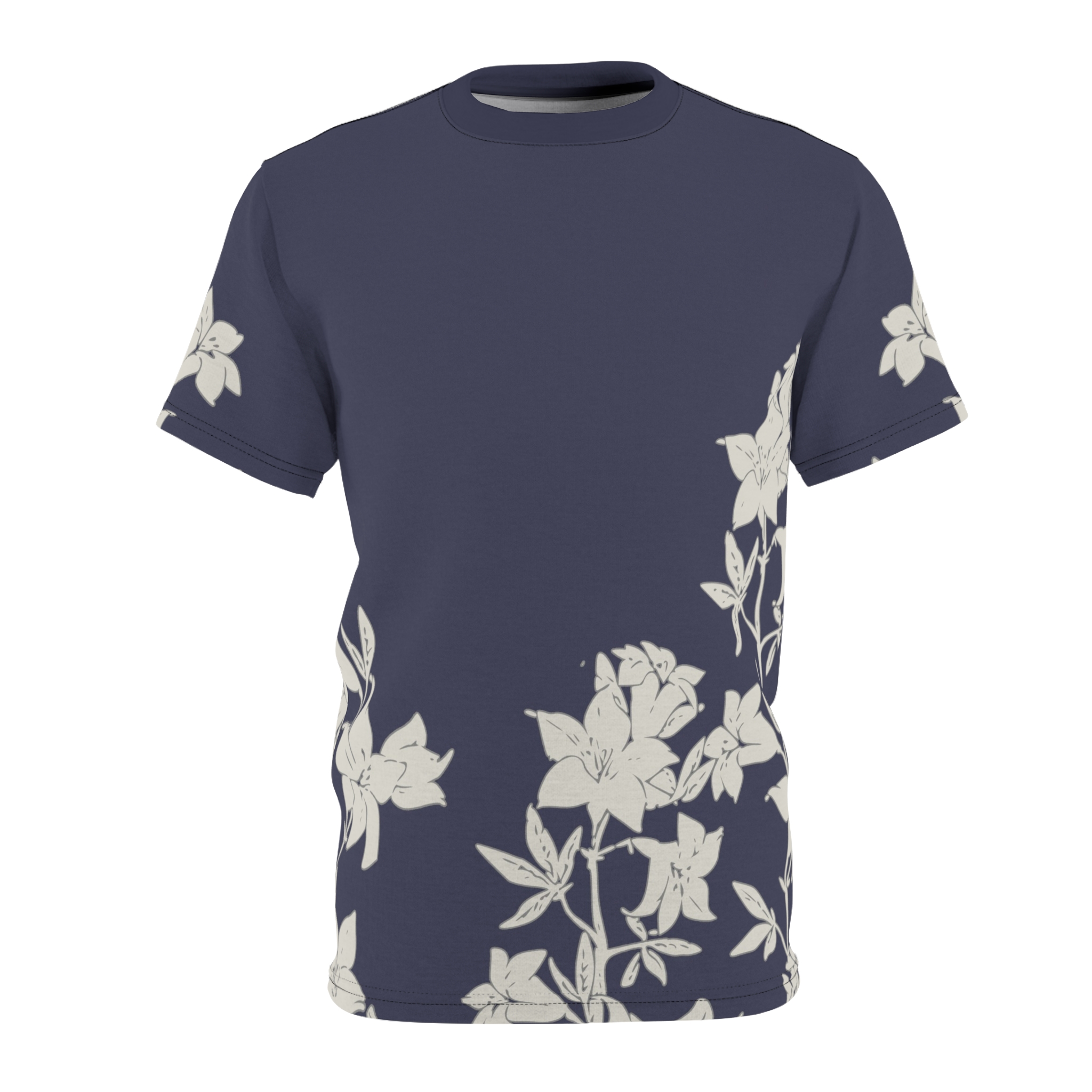 Nahobino's school uniform inspired flower pattern SMT V T-shirt Unisex